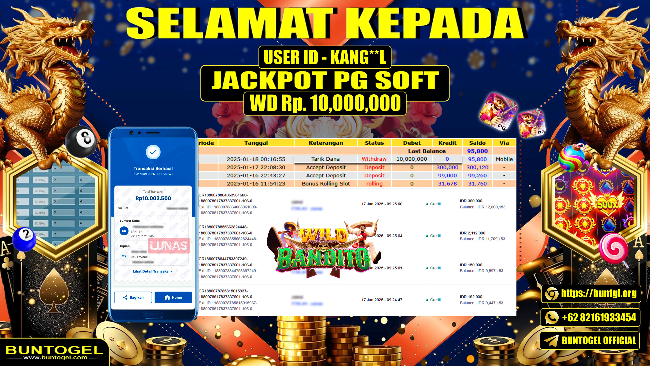 BUKTI BAYAR BUNTOGEL