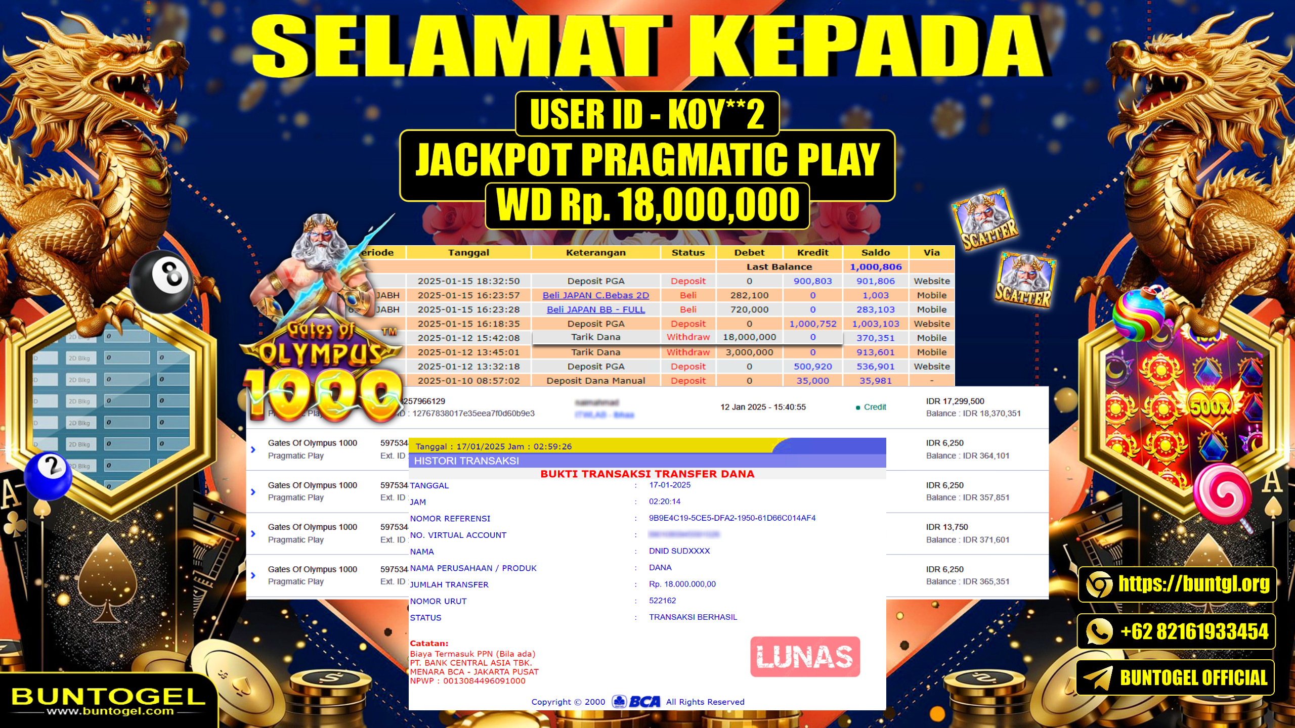 BUKTI BAYAR BUNTOGEL