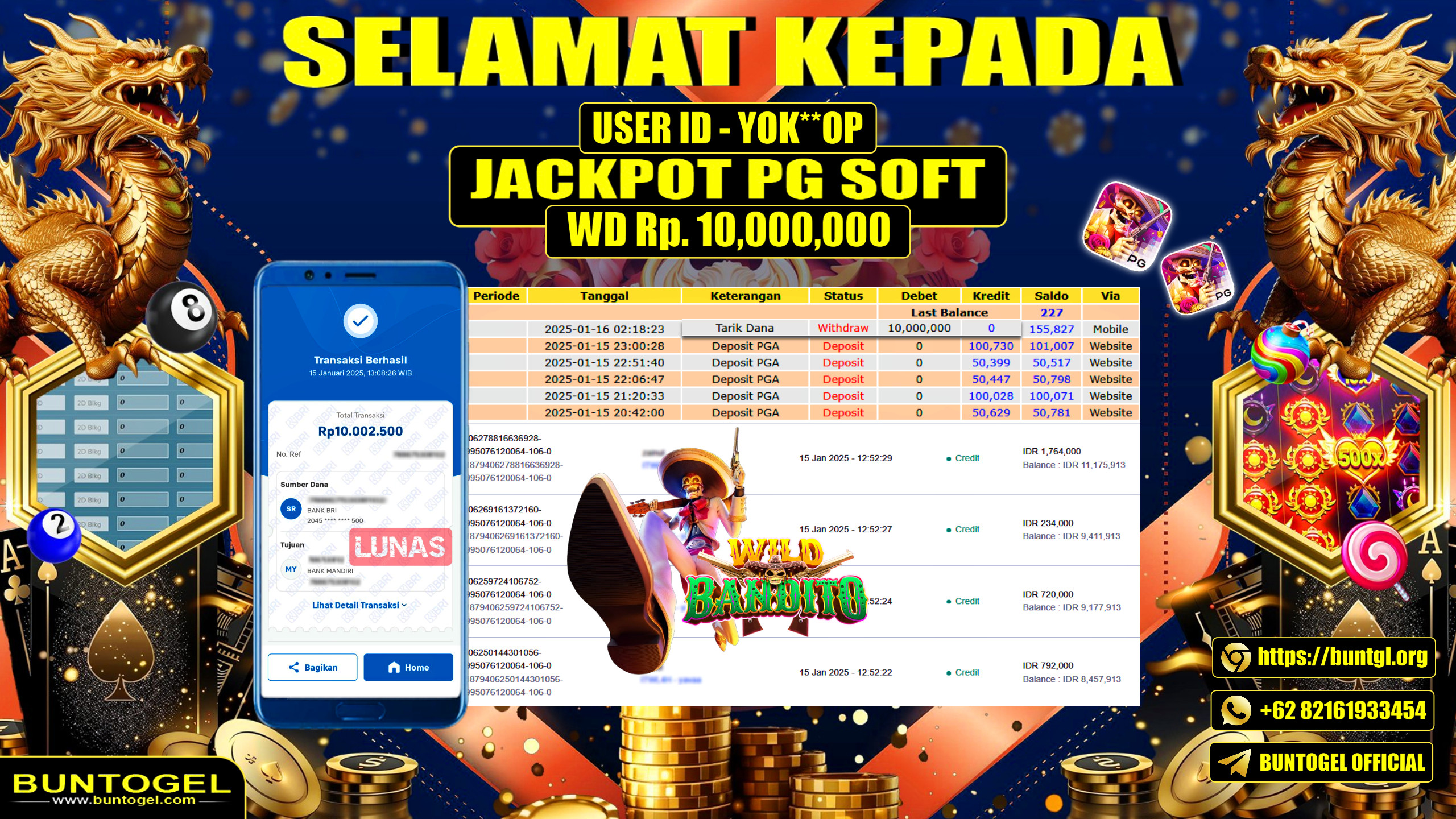 BUKTI BAYAR BUNTOGEL