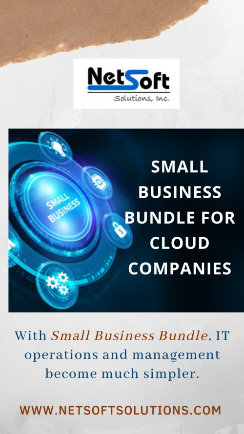 Small Business Bundle is the correct answer for organizations that are starting up the business venture. Visit our site and look at regarding what kind of Small Business Bundle is accessible in the offing. Contact today!

http://www.netsoftsolutions.com/services/small-business-bundle/