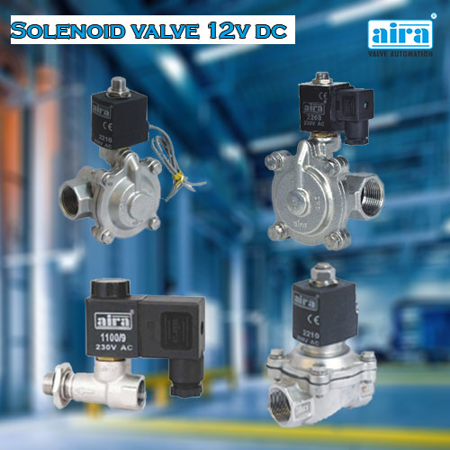 We are the leading manufacturer and supplier of solenoid valves. We offer a huge range of coil voltage including solenoid valve 12V DC.