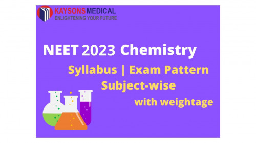 Syllabus for NEET chemistry 2023