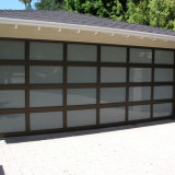 Wood-Glass-Garage-Door