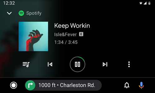 android auto spotify