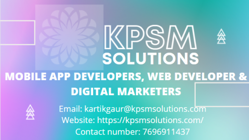 We are one of the leading Mobile APP Development Companies in Chandigarh. We are working with a plan to provide top-quality and 100% satisfied services to the clients. We have lots of experience in the industry and turn client’s idea into a running mobile application whether it’s Windows, Android or IOS. Being the top APP Development Companies, we provide the productive Mobile App Development Services to design the applications that meet the client’s necessities. Once you joined your hands with us, our team will evaluate your idea and come up with the best tactics to turn your dream into realism. https://kpsmsolutions.com/
