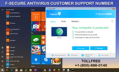 Getting error in F-Secure license key activation, do contact our F-Secure antivirus customer service number +1-(800)-886-0140.