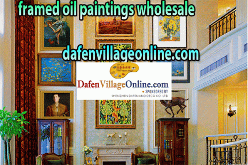 framed oil paintings wholesale