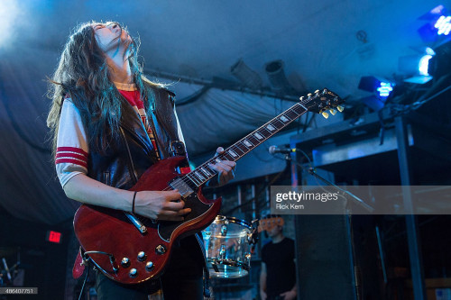 AUSTIN, TX - APRIL 23:  Musician/vocalist Danielle Haim of Haim performs in concert at Stubb's Bar-B