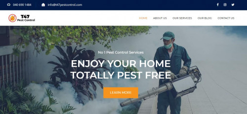 We are one of the best pest Control company in Melbourne. Pest Control service in werribee, point cook, ballarat, Geelong, dandenong and Berwick. More info- 041 331 2361 and info@t47pestcontrol.com

T47 Pest control has an expert team of technicians who dedicatedly serve and make your home and office a clean place. We are known for reliable and effective pest control services in Australia. T47 Pest Control is the largest and the most trusted brand in pest control.We offer pest control services with advanced pest control measures to eradicate pests from the residential and commercial places. We provide quick service means the same day service without any hustle.
#naturalpestcontrol #pestcontrolprices #fleapestcontrol #cockroachcontrol #bedbugtreatment #waspnestremoval #antcontrol #miceexterminator #sprayingforspiders #rodentcontrolnearme #ratpestcontrol #residentialpestcontrol #commercialpestcontrol #whiteants #generalpestcontrol #killmosquitoes


Web:- https://t47pestcontrol.com.au/