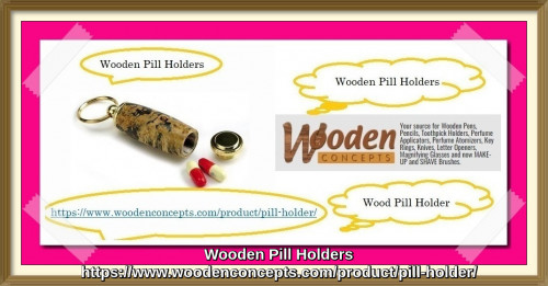 Looking for a new wooden pill box to hold your medications?  Watch out for wooden pill holders of Wooden Concepts make beautiful gifts and showcase the quality of wood material we use as well as the creativity and the expertise of the woodwork.
https://www.woodenconcepts.com/product/pill-holder/