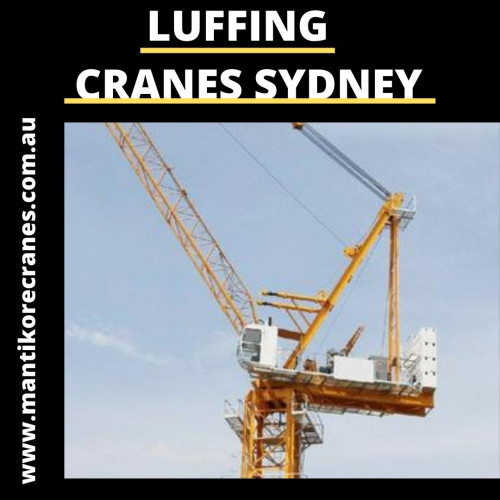 Are you searching for luffing cranes Sydney?  Your search ends here and you are in the right place. Over 20 years of industry experience in the wet and dry hire of tower cranes and providing mobile cranes.  Our Crane is highly being used at construction sites to make the entire work stress-free and increase productivity. So Mantikore Cranes are one of the best companies which provide high-quality Cranes with Competitive Price. Our cranes and personnel are suitably skilled and experienced to overcome all kinds of crane challenges. Mantikore cranes are offering you the mobile, tower, self-erecting, and electric luffing cranes. Ranging from small to large projects we have a crane to meet your needs.  Hire now: 1300626845. For information email us at info@mantikorecranes.com.au.  The opening hours is Monday to Friday from 7 am to 7 pm.
	
Website:  https://mantikorecranes.com.au/
 
Follow us on our Social accounts:
Facebook
https://www.facebook.com/pg/Mantikore-Cranes-108601277292157/about/?ref=page_internal
Instagram
https://www.instagram.com/mantikorecranes/
Twitter
https://twitter.com/MantikoreC