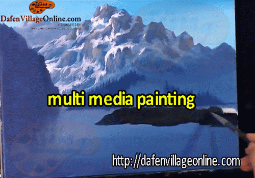 multi media painting 