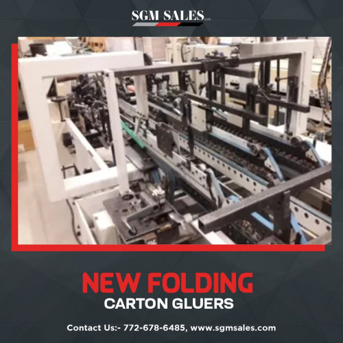 A folding carton gluer machine allows you to affordably produce a broad spectrum of premium-quality folding cartons. At SGM Sales, we offer these fantastic machines that increase production speeds and improve flexibility. Visit our website to place your order right now!
https://sgmsales.com/