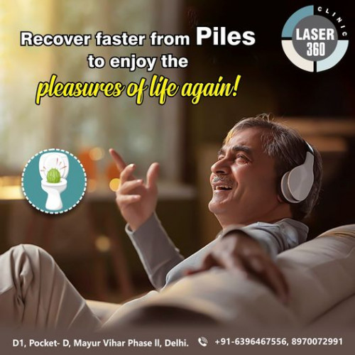 The fastest recovery from Piles will bring back the pleasure of your life again after undergoing Laser Treatment. So don't waste your precious moments we are here to take care. Getting Touch With Us @ +91 63964 67556.
https://laser360clinic.com/laser-piles-treatment/