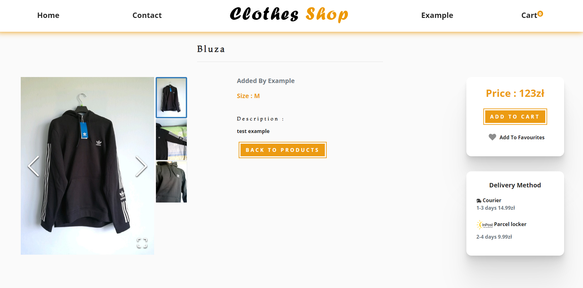 GitHub - AdrianSad/clothes-shop: Shop application using Spring backend ...